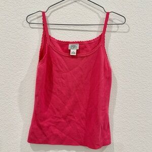 LOFT Ann Taylor Tank Top Pink Size S Excellent Condition
